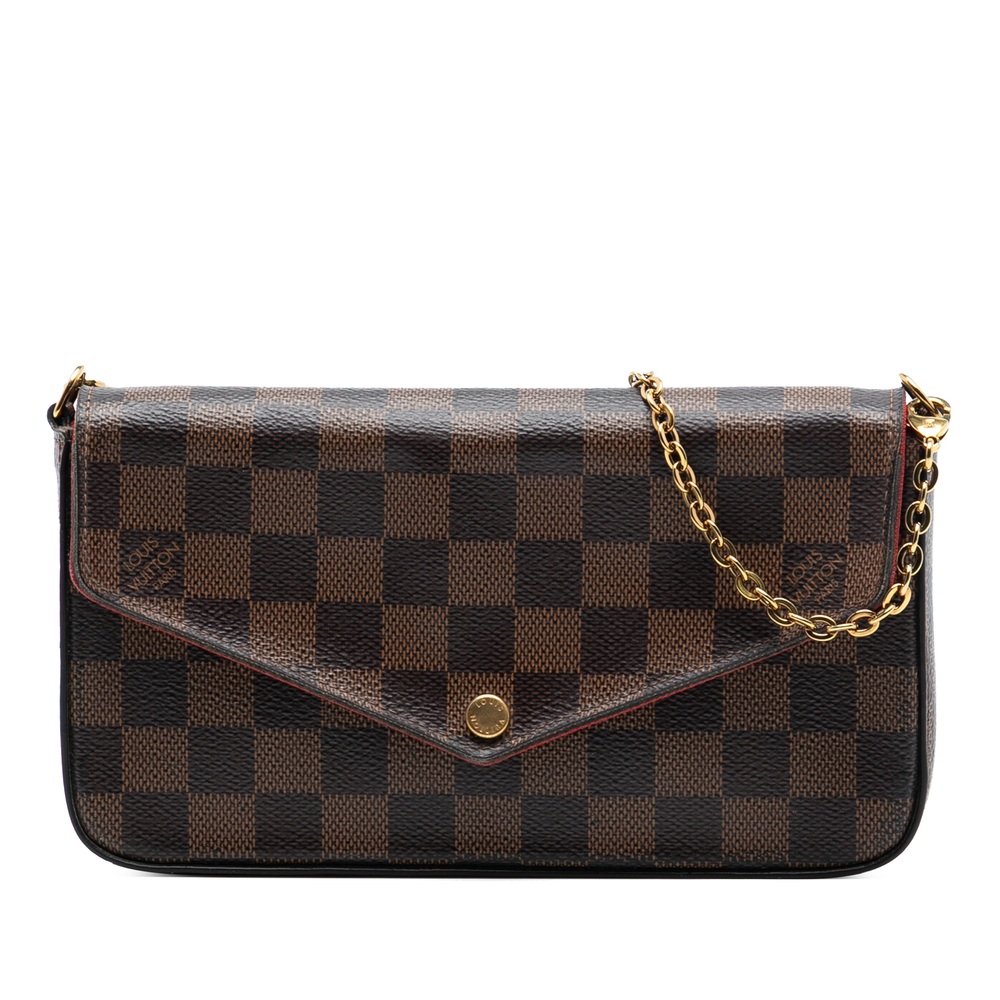 Pre-Loved Louis Vuitton Damier Ebene Pochette Felicie